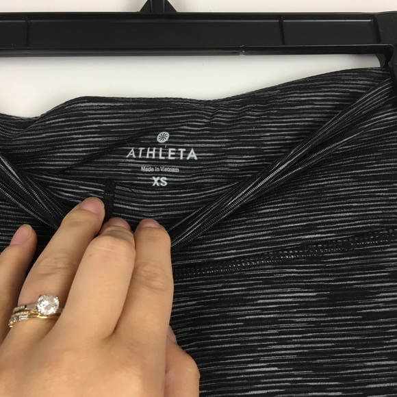 Athleta chataranga Capri space dye Gray cropped legging pants - Picture 6 of 6